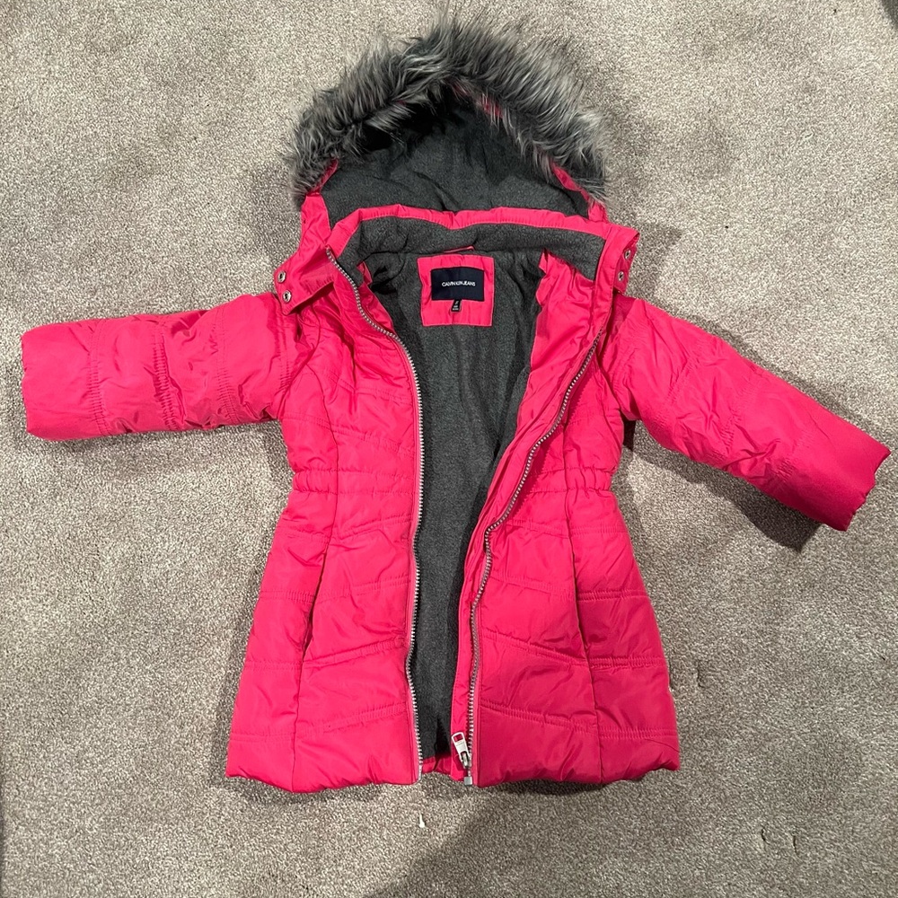 Calvin Klein Girls Parka Puffer